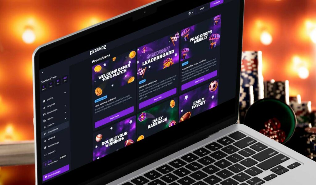 The Legendz Casino bonus structure gives new